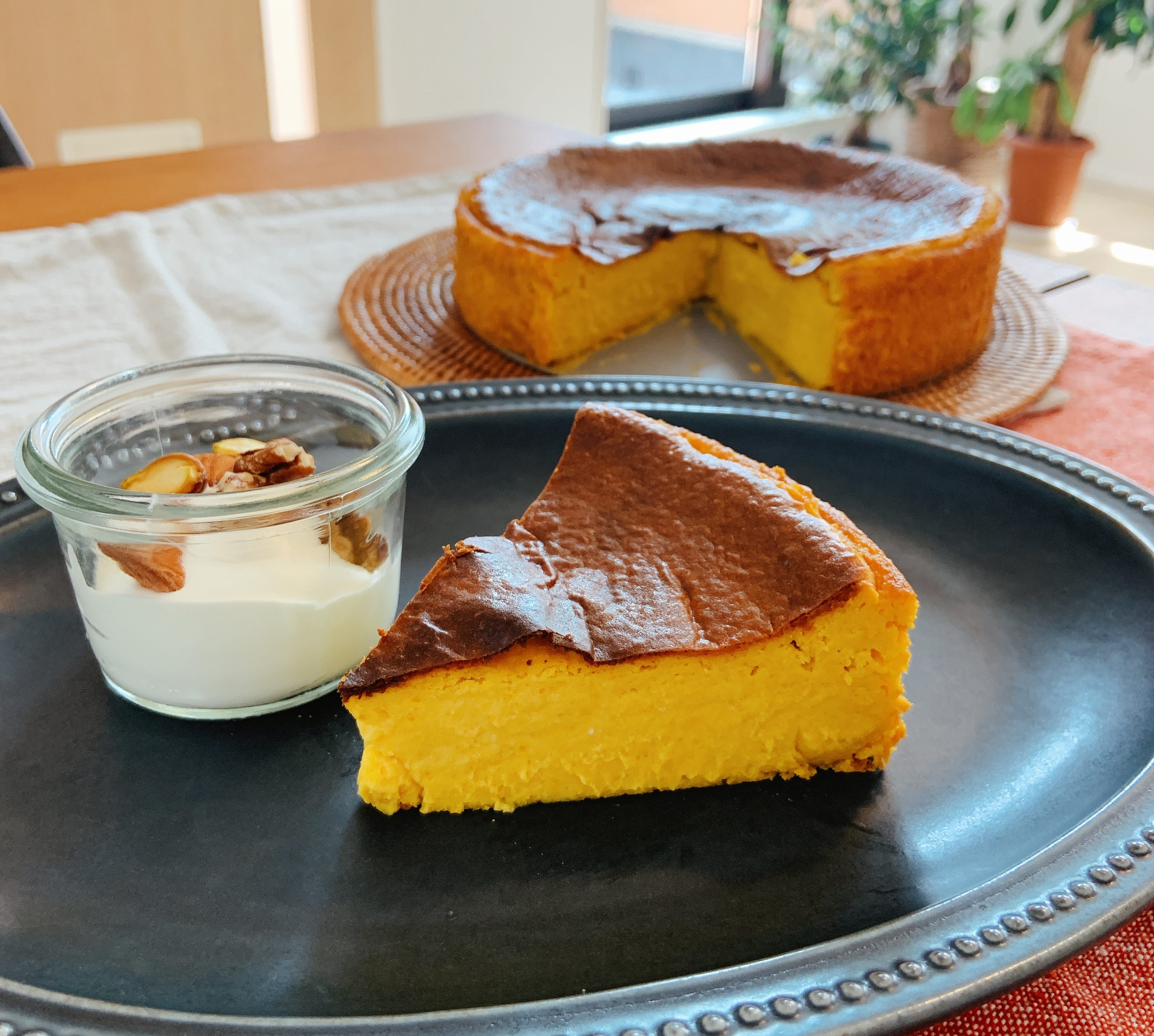かぼちゃのベイクドチーズケーキ ミキサーで簡単 管理栄養士 豊永彩子のサイト